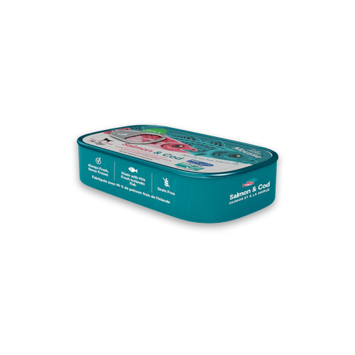 (近期促銷 EXP: 31/12月/2026, 售完即止, 不設退換) Open Farm Salmon & Cod Topper for Cats 3.17oz 滋味糧伴慕斯 三文魚+鱈魚 (OFC-T-SC)